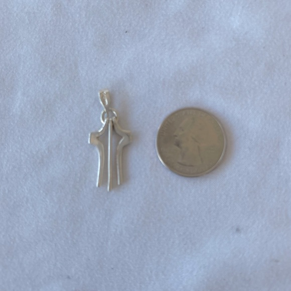 Silver 925 Pendant for Choker or Chain - Picture 2 of 4